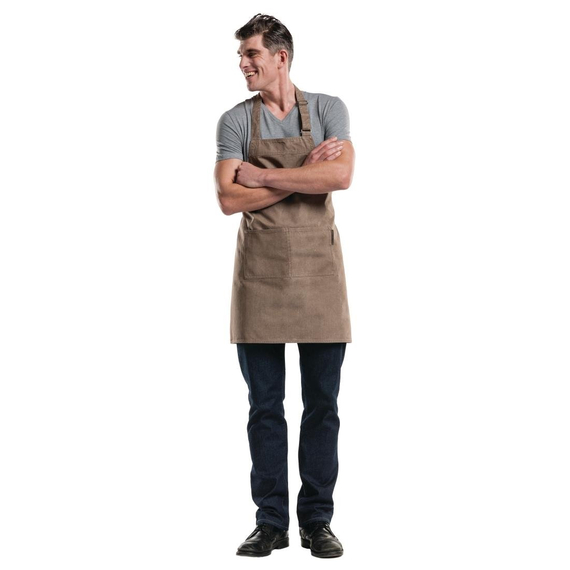 Chaud Devant Latzschürze brauner Denim Chaud Devant Latzschürze brauner Denim