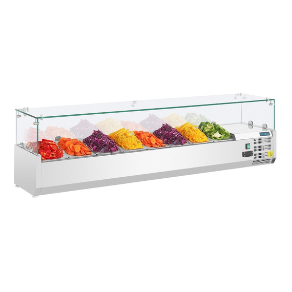 Polar Serie G Aufsatzkühlvitrine für 8x GN1/3 5 Polar Serie G Aufsatzkühlvitrine für 8x GN1/3