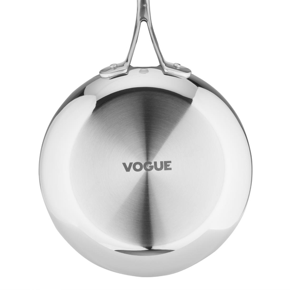 Vogue Tri-Shield Edelstahl Bratpfanne mit Clad-Beschichtung 20cm 4 Vogue Tri-Shield Edelstahl Bratpfanne mit Clad-Beschichtung 20cm