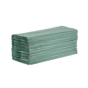 Jantex Z-gefaltete Einmalhandtücher 1-lagig 250 Blatt grün (12 Stück)