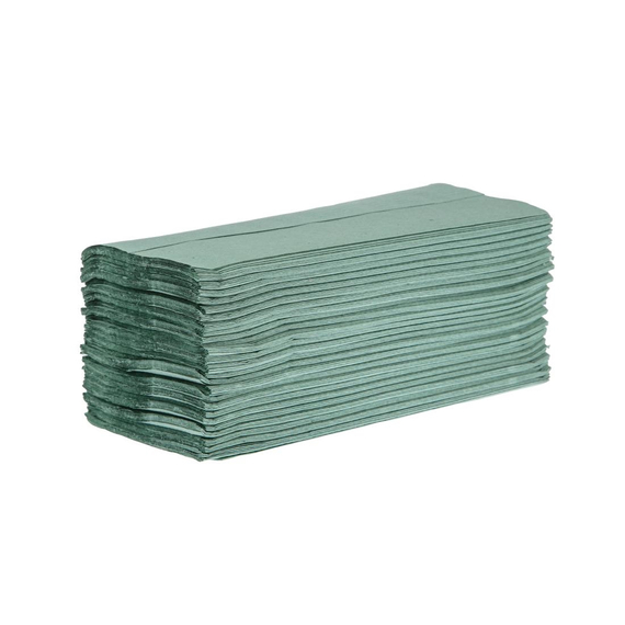 Jantex Z-gefaltete Einmalhandtücher 1-lagig 250 Blatt grün (12 Stück) Jantex Z-gefaltete Einmalhandtücher 1-lagig 250 Blatt grün (12 Stück)
