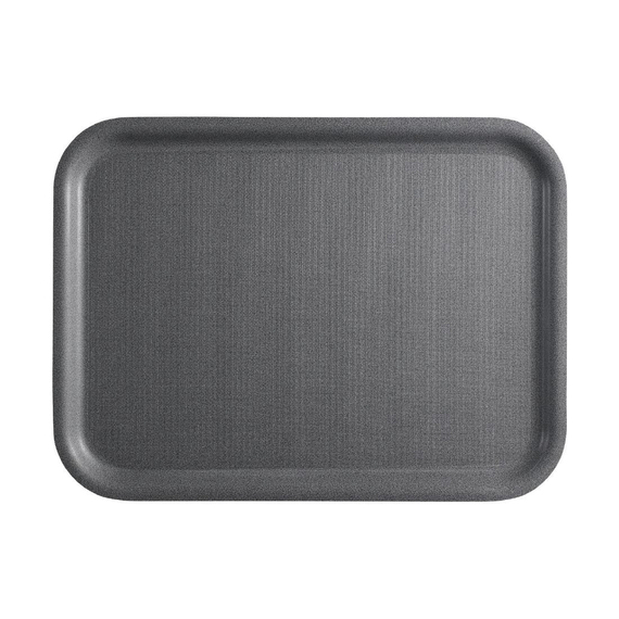 Cambro Mykonos Tablett Kohle Nicht-rutsch Oberfläche 340x460mm Cambro Mykonos Tablett Kohle Nicht-rutsch Oberfläche 340x460mm