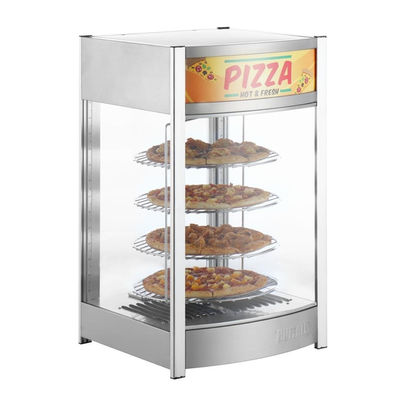 Buffalo 4 Etagen Beheizte Pizza Präsentationsvitrine Buffalo 4 Etagen Beheizte Pizza Präsentationsvitrine