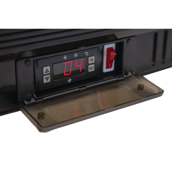 Polar G-Serie 900 mm Barkühler mit Drei Türen 330L Schwarz 4 Polar G-Serie 900 mm Barkühler mit Drei Türen 330L Schwarz
