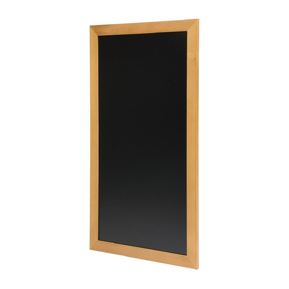 Securit lange Wandtafel Teakoptik 100 x 56cm 1 Securit lange Wandtafel Teakoptik 100 x 56cm
