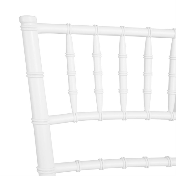Bolero Chiavari Polypropylen Stühle Weiß (4 Stück) 3 Bolero Chiavari Polypropylen Stühle Weiß (4 Stück)