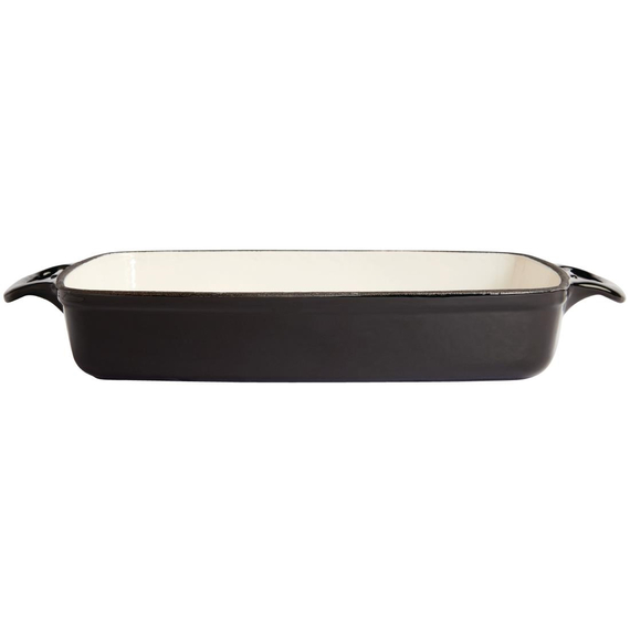 Vogue rechteckige Auflaufform Gusseisen schwarz 2,8L 1 Vogue rechteckige Auflaufform Gusseisen schwarz 2,8L