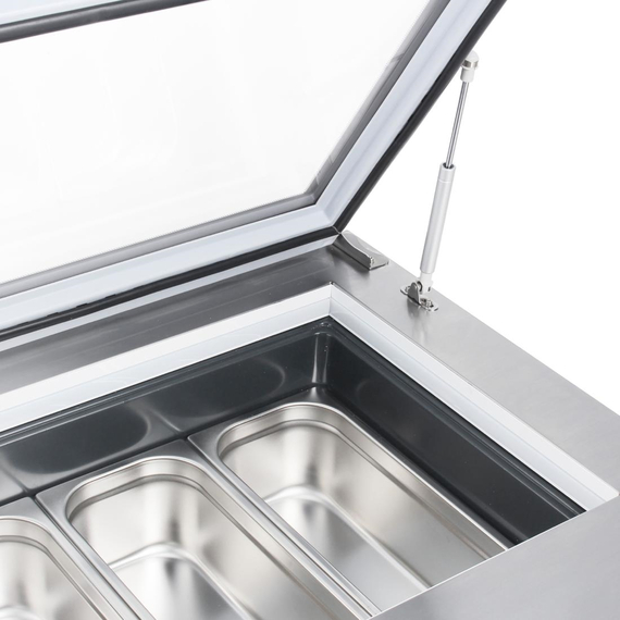 Polar G-Serie Tisch-Eiscreme-Gefrierschrank 4x Napoli-Pfannen 5 Polar G-Serie Tisch-Eiscreme-Gefrierschrank 4x Napoli-Pfannen