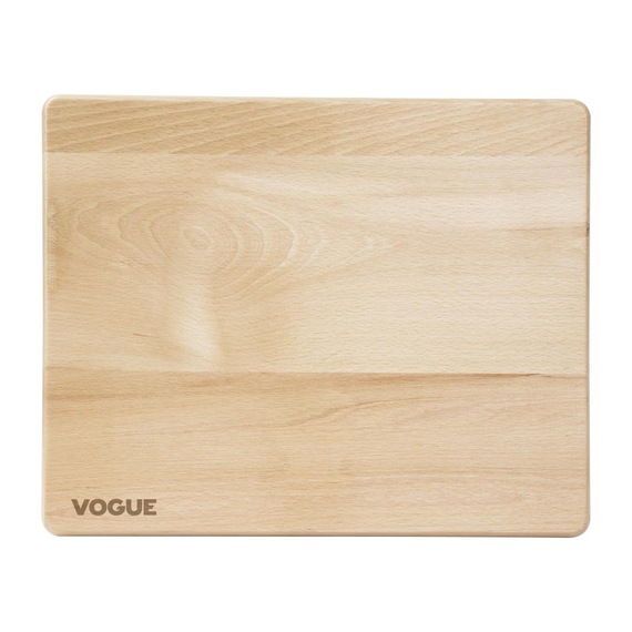 Vogue Schneidebrett Buche Medium 380x305x30mm 1 Vogue Schneidebrett Buche Medium 380x305x30mm