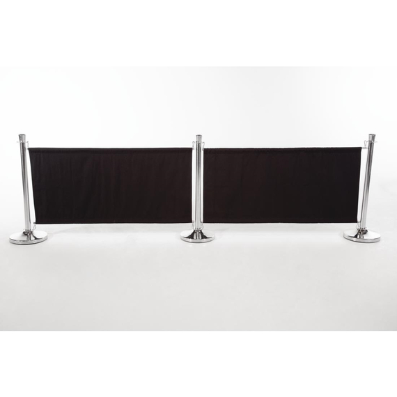 Bolero Abschirmwand schwarz 3 Bolero Abschirmwand schwarz