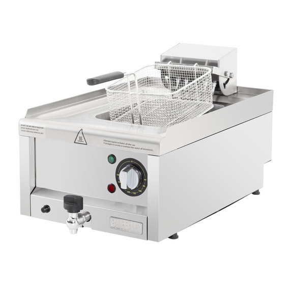 Buffalo 600 Series Einzeltank-Elektrofritteuse 8Ltr 2 Buffalo 600 Series Einzeltank-Elektrofritteuse 8Ltr