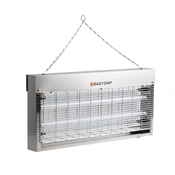 Eazyzap Energieeffizienter Edelstahl-LED-Fliegenkiller 150m² 1 Eazyzap Energieeffizienter Edelstahl-LED-Fliegenkiller 150m²