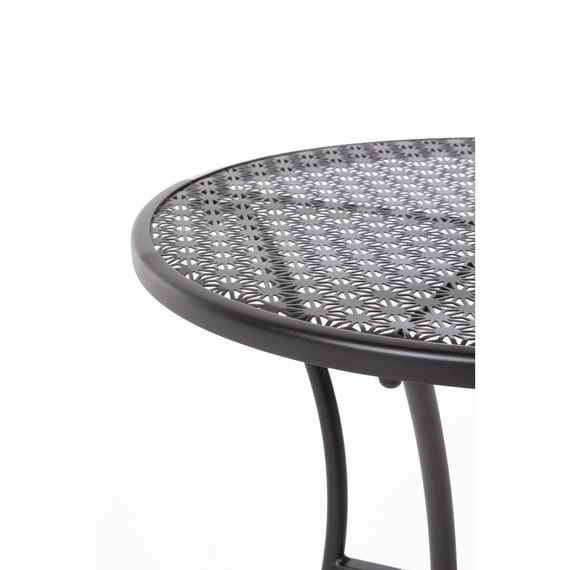 Bolero runder Bistrotisch Stahl schwarz 60cm (15 Stück) 4 Bolero runder Bistrotisch Stahl schwarz 60cm (15 Stück)