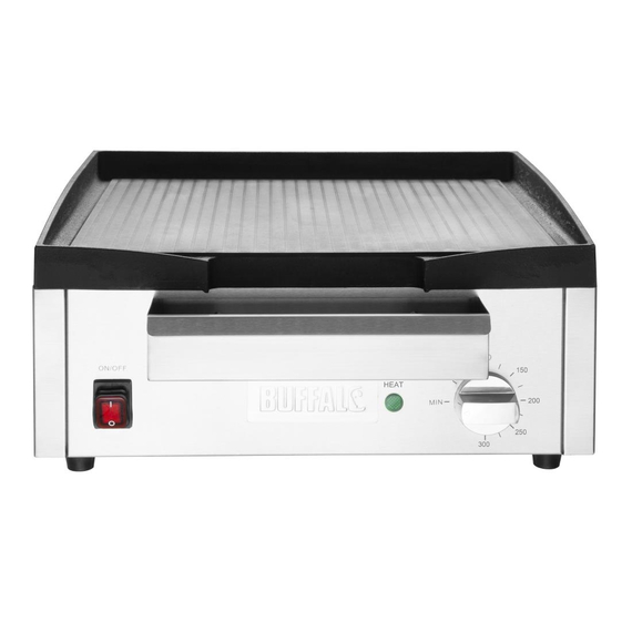 Buffalo Gusseisen Arbeitsplattengrill 1,8kW Buffalo Gusseisen Arbeitsplattengrill 1,8kW
