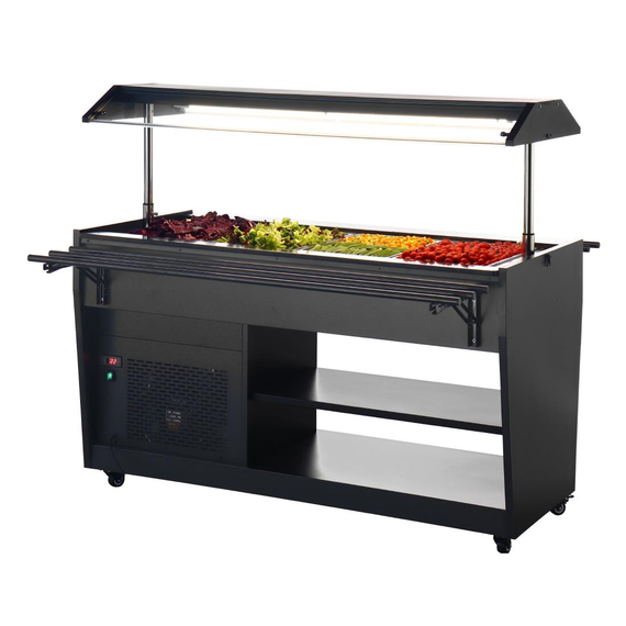 Polar G-Serie Gekühltes Buffet in Schwarz 5 Polar G-Serie Gekühltes Buffet in Schwarz
