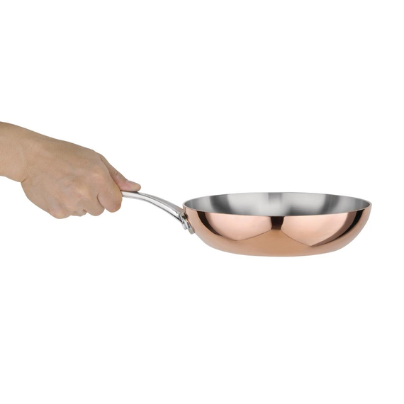 Vogue Tri-Wall Kupfer Bratpfanne Induktion 20cm 2 Vogue Tri-Wall Kupfer Bratpfanne Induktion 20cm