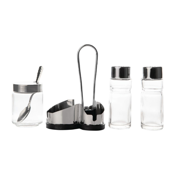 Comas Menage Set für Salz, Pfeffer und Senf 1 Comas Menage Set für Salz, Pfeffer und Senf