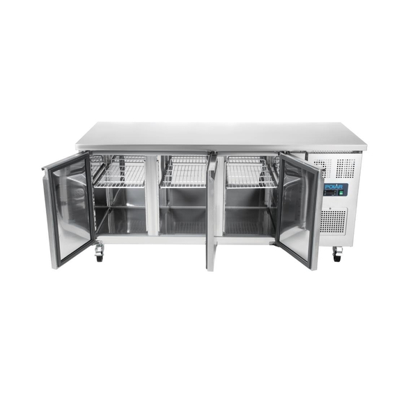 Polar U-Serie Kühltisch mit drei Türen 417Ltr 7 Polar U-Serie Kühltisch mit drei Türen 417Ltr