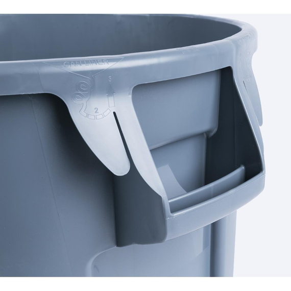 Rubbermaid BRUTE Abfalleimer grau 121L 1 Rubbermaid BRUTE Abfalleimer grau 121L