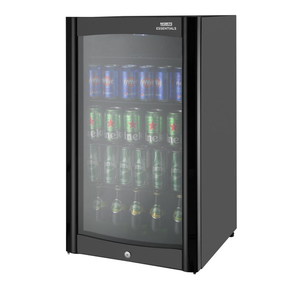 Nisbets Essentials Einzeltür Rückbar Kühler 98Ltr 3 Nisbets Essentials Einzeltür Rückbar Kühler 98Ltr