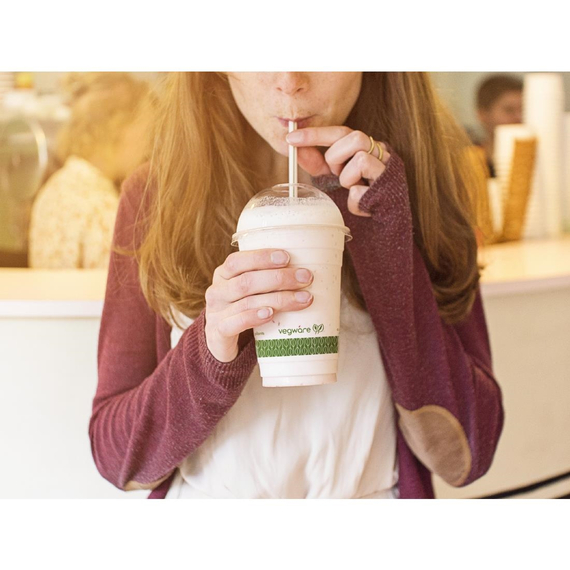 Vegware Kompostierbare gewölbte Deckel für Kaltgetränkebecher 34cl und 45,5cl (1000 Stück) 4 Vegware Kompostierbare gewölbte Deckel für Kaltgetränkebecher 34cl und 45,5cl (1000 Stück)