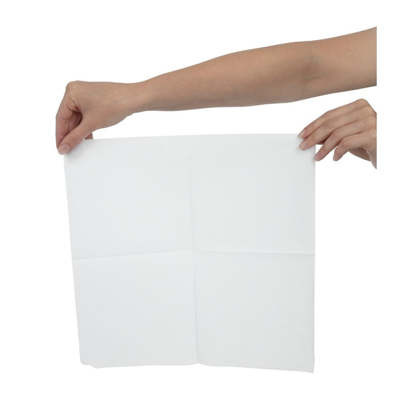Lunch-Papierservietten weiß 33cm (5000 Stück) 3 Lunch-Papierservietten weiß 33cm (5000 Stück)