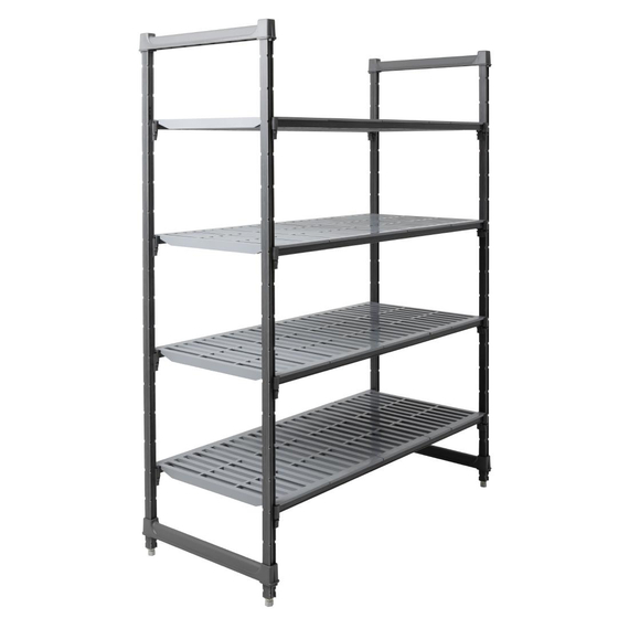 Cambro Stationary Belüftetes Regal mit 4 Ablagen Starter 183 x 137,5 x 61cm 2 Cambro Stationary Belüftetes Regal mit 4 Ablagen Starter 183 x 137,5 x 61cm