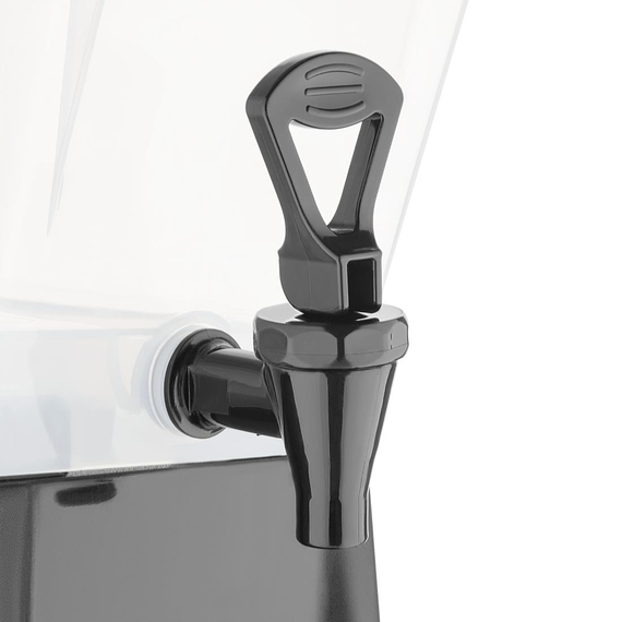 Olympia Getränkespender Polypropylen Schwarz 12Ltr 2 Olympia Getränkespender Polypropylen Schwarz 12Ltr