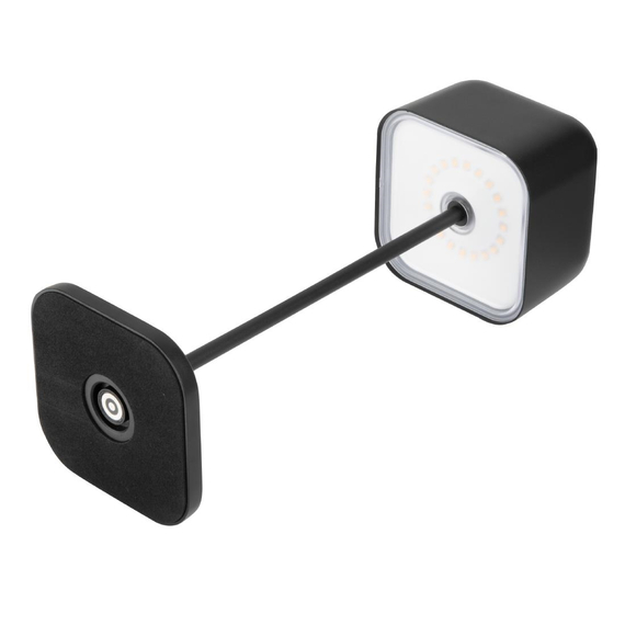 Olympia Lucca Tischlampe Quadratische Kuppel Schwarz 300mm 2 Olympia Lucca Tischlampe Quadratische Kuppel Schwarz 300mm