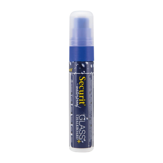 Securit Wasserfester Kreidemarker (Glas + Kreidetafel) in blau 7-15mm Spitze 1 Securit Wasserfester Kreidemarker (Glas + Kreidetafel) in blau 7-15mm Spitze