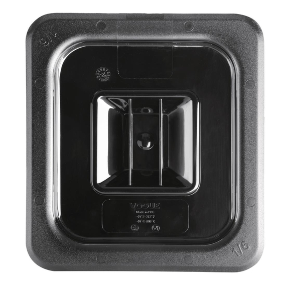 Vogue GN1/6 Deckel schwarz 4 Vogue GN1/6 Deckel schwarz