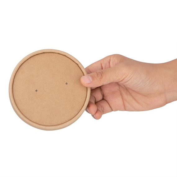 Fiesta Compostable Papierdeckel 98mm für Suppenbecher 500 Stück 1 Fiesta Compostable Papierdeckel 98mm für Suppenbecher 500 Stück