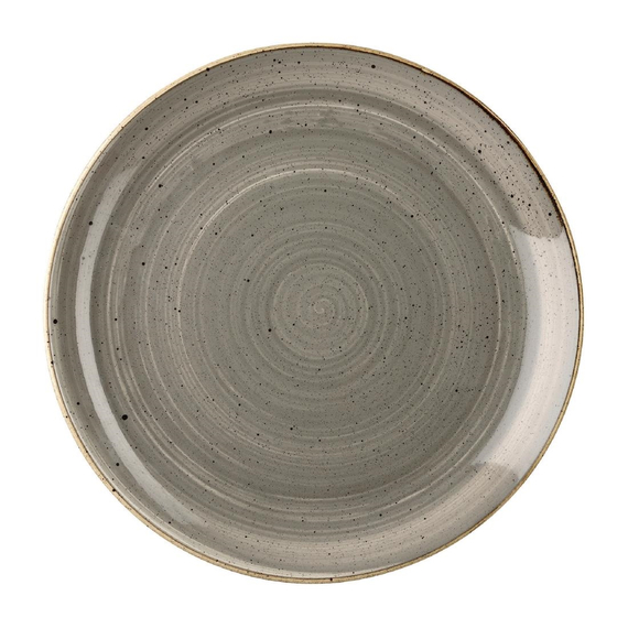 Churchill Stonecast, runder Coupe-Teller, Pfefferkorngrau, 165 mm, (12 Stück) Churchill Stonecast, runder Coupe-Teller, Pfefferkorngrau, 165 mm, (12 Stück)