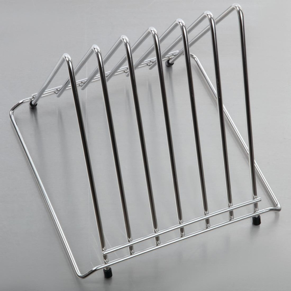 Hygiplas Edelstahl Ständer für 6 Schneidebretter 2 Hygiplas Edelstahl Ständer für 6 Schneidebretter