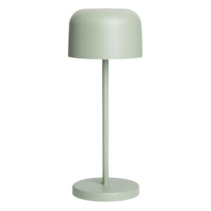 Olympia Siena Tischlampe Runde Kuppel Salbei 200mm
