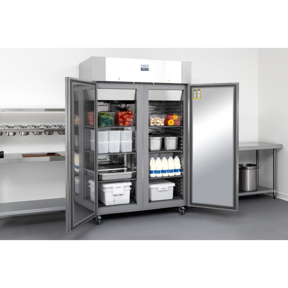 Polar U-Serie, energieeffizienter Standkühlschrank mit Doppeltür, 1400 l 9 Polar U-Serie, energieeffizienter Standkühlschrank mit Doppeltür, 1400 l