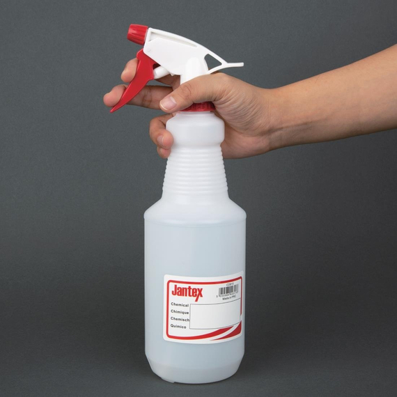 Jantex farbkodierte Sprühflasche rot 750ml 2 Jantex farbkodierte Sprühflasche rot 750ml
