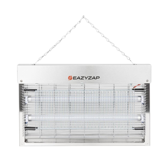 Eazyzap Energieeffizienter Insektenvernichter aus Edelstahl mit LED für 100 m² Eazyzap Energieeffizienter Insektenvernichter aus Edelstahl mit LED für 100 m²