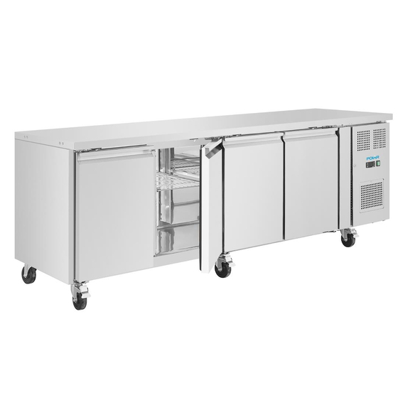 Polar U-Serie Arbeitstisch-Kühlschrank mit vier Türen 553Ltr 3 Polar U-Serie Arbeitstisch-Kühlschrank mit vier Türen 553Ltr