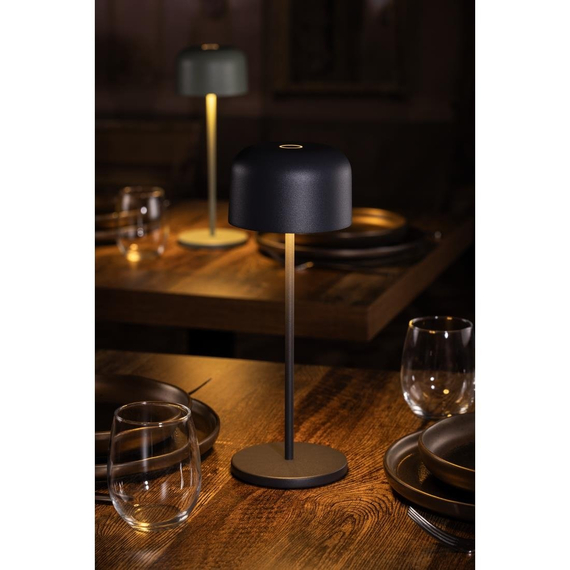 Olympia Siena Tischlampe Runder Dom Grau 300mm 6 Olympia Siena Tischlampe Runder Dom Grau 300mm