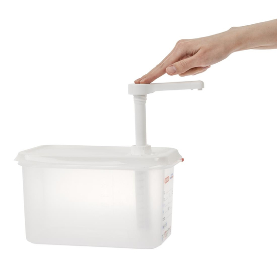 Araven Saucenspender mit Pumpe 1/4 GN 6 Araven Saucenspender mit Pumpe 1/4 GN