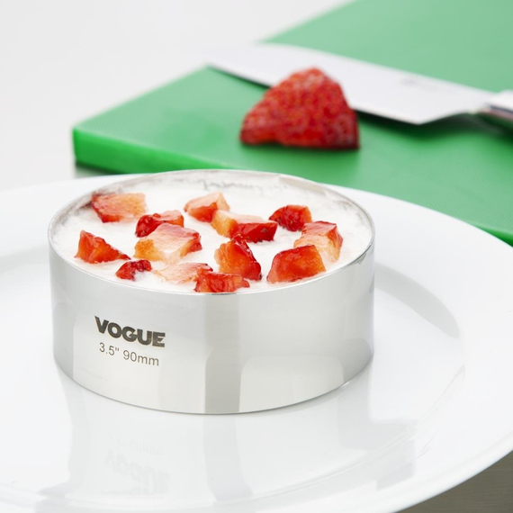 Vogue Moussering Edelstahl 3,5 x 9cm 4 Vogue Moussering Edelstahl 3,5 x 9cm