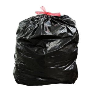 Nisbets Essentials Mittelstarke Müllbeutel Schwarz 70Ltr (50 Stück)
