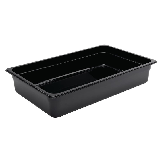 Vogue GN-Behälter GN1/1 schwarz 100mm 1 Vogue GN-Behälter GN1/1 schwarz 100mm