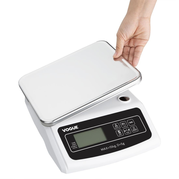 Vogue Elektronische Plattformwaage 15kg 3 Vogue Elektronische Plattformwaage 15kg