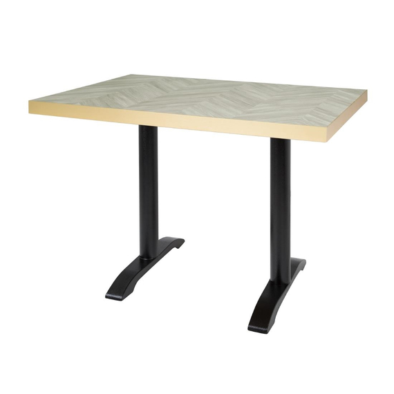 Bolero rechteckige Tischplatte im Chevron-Design, 1100 mm x 700 mm 6 Bolero rechteckige Tischplatte im Chevron-Design, 1100 mm x 700 mm