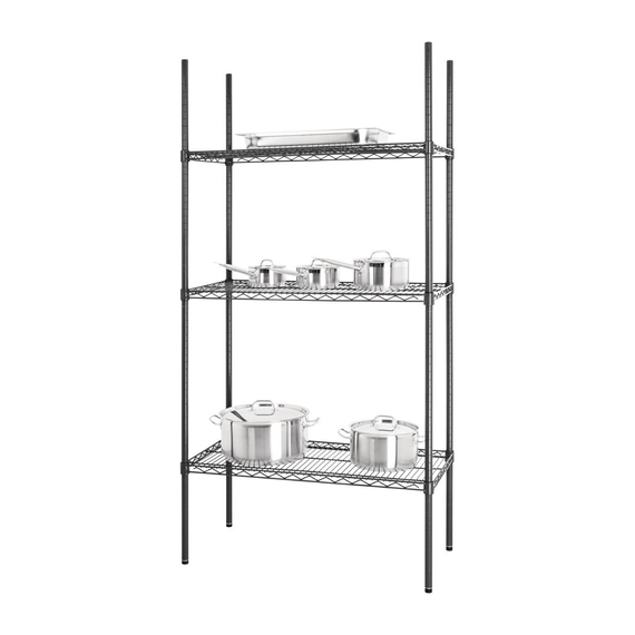 Nisbets Essentials 3-stöckiges Regal 1820 x 915 x 457mm 1 Nisbets Essentials 3-stöckiges Regal 1820 x 915 x 457mm