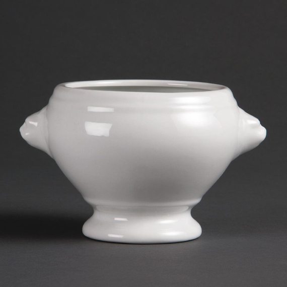 Olympia Whiteware Löwenkopf Suppenschüsseln 475ml/16.5oz (6 Stück) 1 Olympia Whiteware Löwenkopf Suppenschüsseln 475ml/16.5oz (6 Stück)