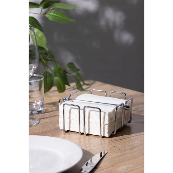 Olympia Cocktail-Serviettenhalter mit Gewicht 14 x 14cm 4 Olympia Cocktail-Serviettenhalter mit Gewicht 14 x 14cm