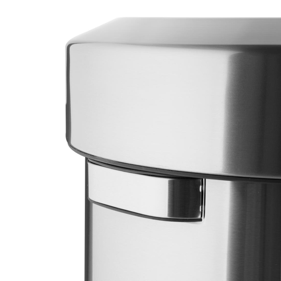 Bolero gebürsteter Stahlbehälter mit Schwingdeckel 70Ltr 2 Bolero gebürsteter Stahlbehälter mit Schwingdeckel 70Ltr